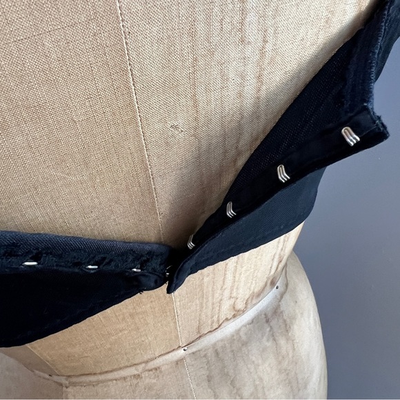 Dolce & Gabbana Dark Gray Pinstripe Cropped Bustier corset bra top IT42 | US 6 M - Picture 16 of 16